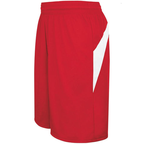 Russell Athletic Transition Game Shorts (335840-C), Color 'Scarlet/White'